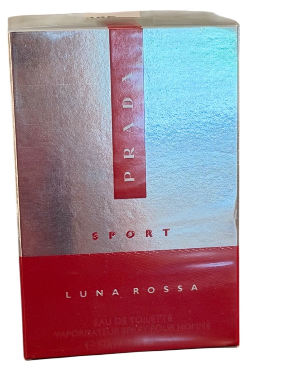 Prada Luna Rossa Sport Men Red and Silver Packaging